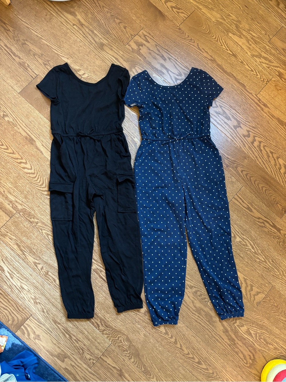 Girls wonder nation short sleeve rompers size small age 6-7